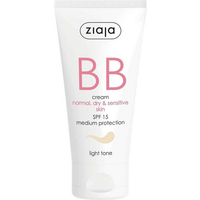 Ziaja BB Cream Piel Normal, Seca y Sensible SPF15 Tono Claro 50ml