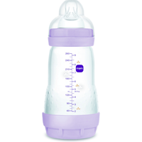 MAM Biberón Easy Start Anti-Colic Flujo Medio Rosa Mate 2-4m 260 ml