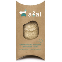 Azal Discos Faciales de Luffa Exfoliante 3 uds