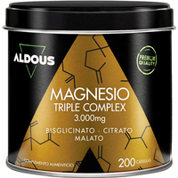 Aldous Bio Magnesio Triple Complex 3000 mg 200 Cápsulas