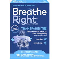 Breathe Right Tiras Nasales Tamaño Grande 10 uds
