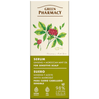 Green Pharmacy Sérum Cuero Cabelludo Sensible Ginseng y Aceite Menta Marroquí 100 ml