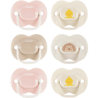Tommee Tippee Chupete Anytime Beige/Rosa 0-6m 6 uds