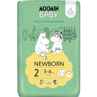 Moomin Baby Pañales Talla 2 (3-6kg) 56 uds