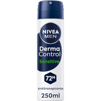 Nivea Men Derma Control Sensitive Desodorante Spray 250 ml