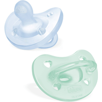 Chicco Chupete Physioforma Soft Azul 2-6m 2 uds