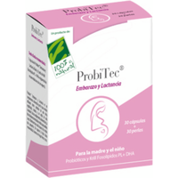 100% Natural Probitec Embarazo y Lactancia 30 Cápsulas + 30 Perlas