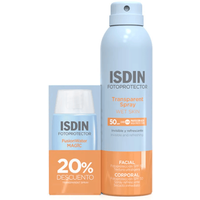 Isdin Fusion Water Magic SPF50 50 ml + Wet Skin Spray Transparente SPF50 250 ml
