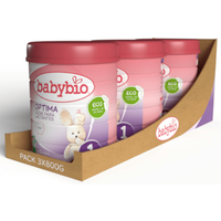 Babybio Optima 1 Leche de Inicio 3x800 gr