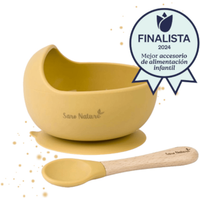 Saro Nordic Wave Set de Alimentación Mostaza 2 pzs