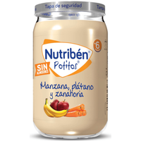 Nutribén Potito Manzana, Plátano y Zanahoria +6m 235 gr