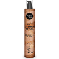 Organic Shop Aceite Seco Body Shimmer Jojoba Dorada y Karité 100 ml