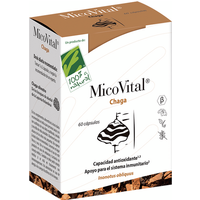 100% Natural MicoVital Chaga 60 Cápsulas