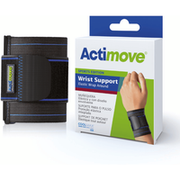 Actimove Muñequera Elástica Ajustable, Talla Universal