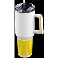 Thermobecher RETUMBLER-myKINGS CANYON 1200, weiß/gelb