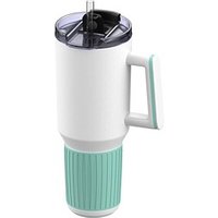 Thermobecher RETUMBLER-myKINGS CANYON 1200, weiß/mint