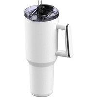 Thermobecher RETUMBLER-myKINGS CANYON 1200, weiß, Ring dunkelgrau