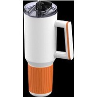Thermobecher RETUMBLER-myKINGS CANYON 900, weiß/orange