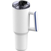 Thermobecher RETUMBLER-myKINGS CANYON 900, weiß, Ring blau