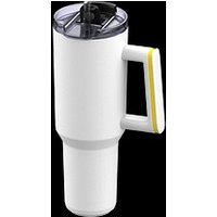 Thermobecher RETUMBLER-myKINGS CANYON 900, weiß, Ring gelb