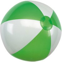Wasserball, grüne/weiß, glänzend