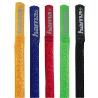 5 hama Klettkabelbinder farbsortiert 5 hama Klettkabelbinder farbsortiert