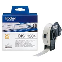 brother Etikettenrolle für Etikettendrucker DK11204 weiß, 17,0 x 54,0 mm, 1 x 400 Etiketten brother Etikettenrolle für Etikettendrucker DK11204 weiß, 17,0 x 54,0 mm, 1 x 400 Etiketten