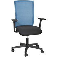 Topstar Bürostuhl Free Point, PA10TW1MP0CQ8 Stoff blau, Gestell schwarz