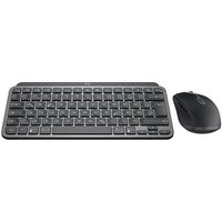 Logitech MX Keys Mini Combo GRAPHITE Tastatur-Maus-Set kabellos schwarz Logitech MX Keys Mini Combo GRAPHITE Tastatur-Maus-Set kabellos schwarz