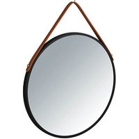 WENKO Spiegel Borrone schwarz 40,0 cm 40,0 cm