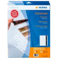 25 HERMA Fotosichthüllen Fotophan 10×4 Filmstreifen glasklar glatt
