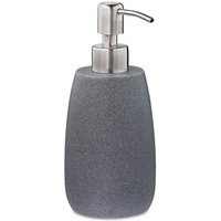 relaxdays Seifenspender 10031061_111 grau Polyresin 300,0 ml