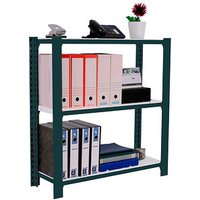 Simonrack Schwerlastregal OFFICCLICK 3 8425437103384 anthrazit, weiß 90,0 x 40,0 x 100,0 cm