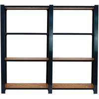 Simonrack Schwerlastregal OFFICLICK 4 8425437127786 anthrazit, braun 160,0 x 30,0 x 150,0 cm