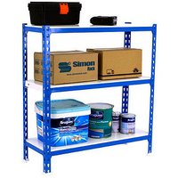 Simonrack Schwerlastregal SIMONCLICK 3 8425437084980 blau, weiß 90,0 x 30,0 x 100,0 cm