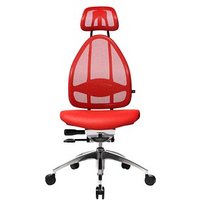 Topstar Bürostuhl Open Art, J1900S01 Stoff rot, Gestell alu