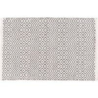 WENKO Badematte Abai hellgrau, weiß 50,0 x 80,0 cm