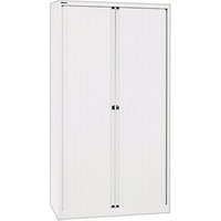 BISLEY Rollladenschrank verkehrsweiß 4 Fachböden 100,0 x 43,0 x 198,0 cm