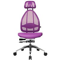 Topstar Bürostuhl Open Art, J1900S07 Stoff lila, Gestell alu