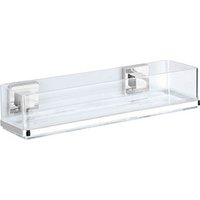 WENKO Quadro Duschkorb Edelstahl, Kunststoff