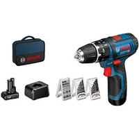 BOSCH Professional GSB 12V-15 Akku-Schlagbohrschrauber-Set 12,0 V, mit 2 Akkus