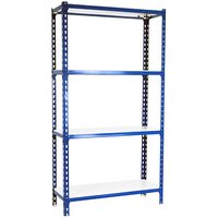 Simonrack Schwerlastregal SIMONCLICK MEGAPLUS 4 8425437076787 blau, weiß 120,0 x 50,0 x 150,0 cm