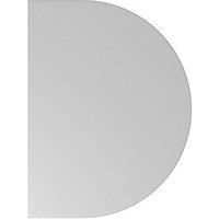 HAMMERBACHER Anbautisch höhenverstellbar Mirakel grau, silber halbrund 60,0 cm 80,0 cm HAMMERBACHER Anbautisch höhenverstellbar Mirakel grau, silber halbrund 60,0 cm 80,0 cm