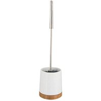 WENKO WC-Garnitur Bamboo weiß, braun Stein