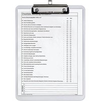 MAUL Klemmbrett 2340505 DIN A4 glasklar Kunststoff