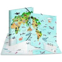 HERMA Sammelmappe DIN A4 Weltkarte