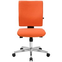 Topstar Bürostuhl Lightstar 10, LS19W0G04 Stoff orange, Gestell alu