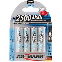 4 ANSMANN Akkus Mignon AA 2.400 mAh 4 ANSMANN Akkus Mignon AA 2.400 mAh