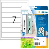 140 HERMA Ordneretiketten weiß
