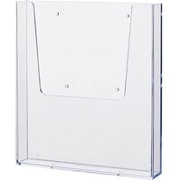 helit Wandprospekthalter transparent DIN A4 helit Wandprospekthalter transparent DIN A4